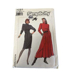 Vintage 1987 Simplicity pattern #8283 sz 10-16
